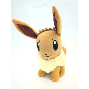Pokemon Eevee Toy Factory Plush Stuffed Animal 2020 Large 12"